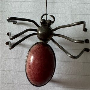 Vintage Silver Spider Pin